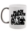 Чашка с цветной ручкой Black Sabbath фото Серебро фото