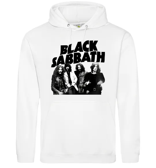 Жіноча толстовка (худі) Black Sabbath фото Білий фото