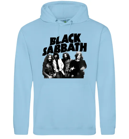 Женская толстовка (худи) Black Sabbath фото Голубой фото
