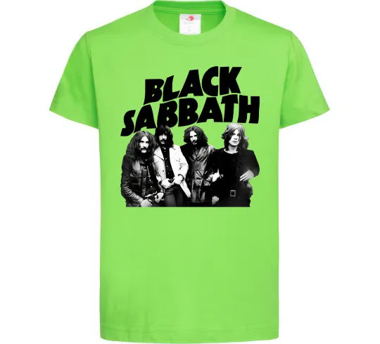 Детская футболка Black Sabbath фото Лаймовый фото