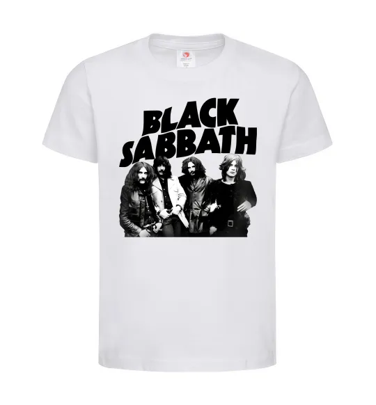 Дитяча футболка Black Sabbath фото Білий фото