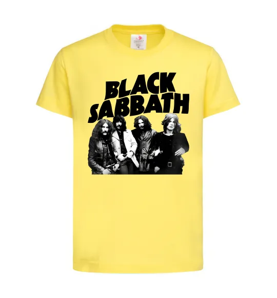 Дитяча футболка Black Sabbath фото Лимонний фото