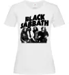 Женская футболка Black Sabbath фото Белый фото