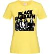 Женская футболка Black Sabbath фото Лимонный фото