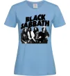 Женская футболка Black Sabbath фото Голубой фото