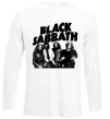 Лонгслив Black Sabbath фото Белый фото