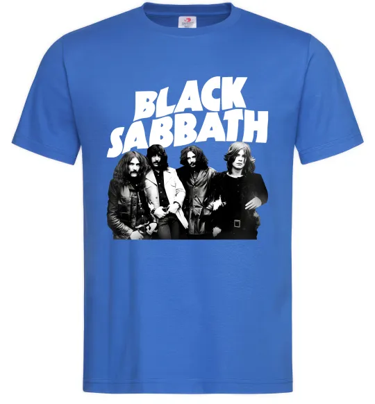 Мужская футболка Black Sabbath фото Ярко-синий фото