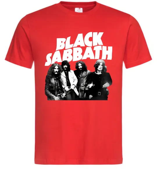 Мужская футболка Black Sabbath фото Красный фото