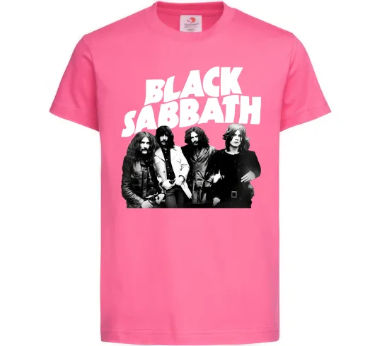 Детская футболка Black Sabbath фото Ярко-розовый фото