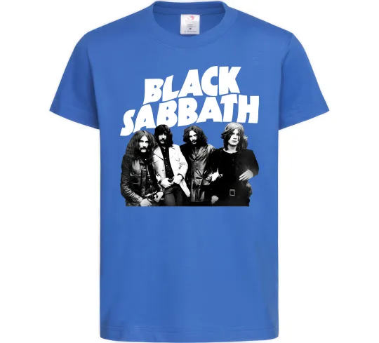Детская футболка Black Sabbath фото Ярко-синий фото