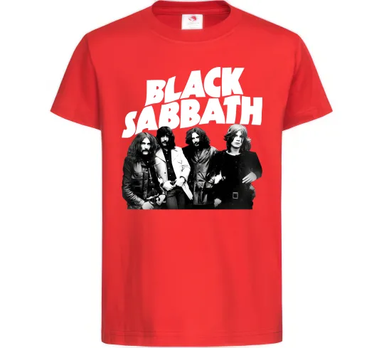 Детская футболка Black Sabbath фото Красный фото