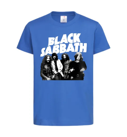 Дитяча футболка Black Sabbath фото Яскраво-синій фото