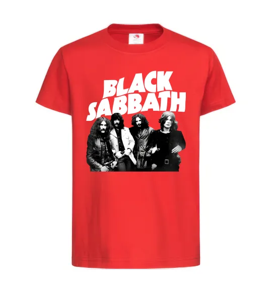 Дитяча футболка Black Sabbath фото Червоний фото