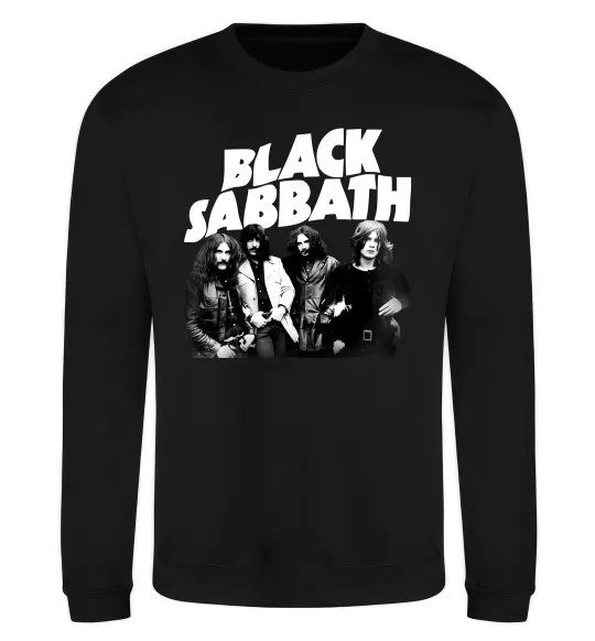 Світшот Black Sabbath фото Чорний фото