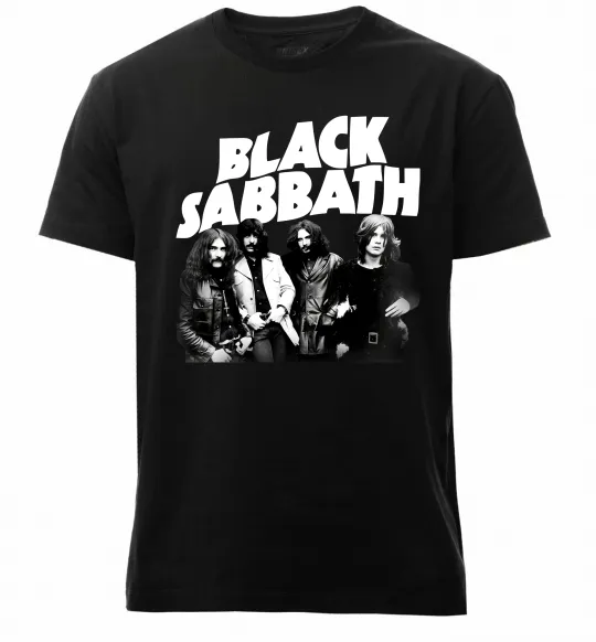 Чоловіча преміум футболка Black Sabbath фото Чорний фото