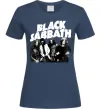 Женская футболка Black Sabbath фото Темно-синий фото