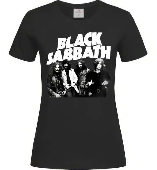 Женская футболка Black Sabbath фото Черный фото