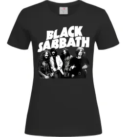 Женская футболка Black Sabbath фото Черный фото