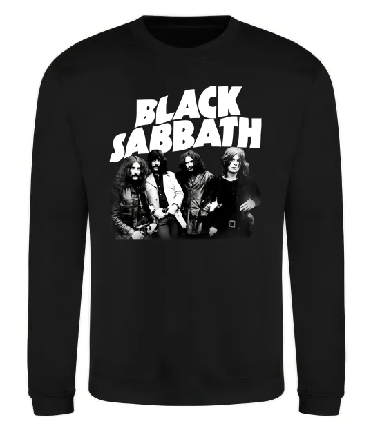 Світшот Black Sabbath фото Чорний фото