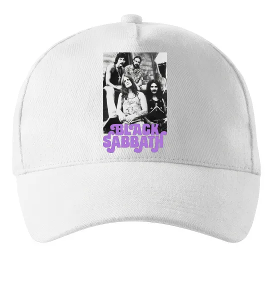 Кепка Ozzy Osbourne and Black Sabbath Білий фото