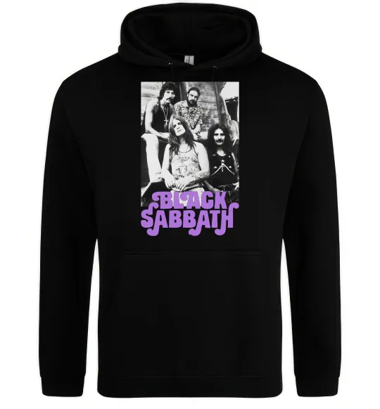 Женская толстовка (худи) Ozzy Osbourne and Black Sabbath Черный фото