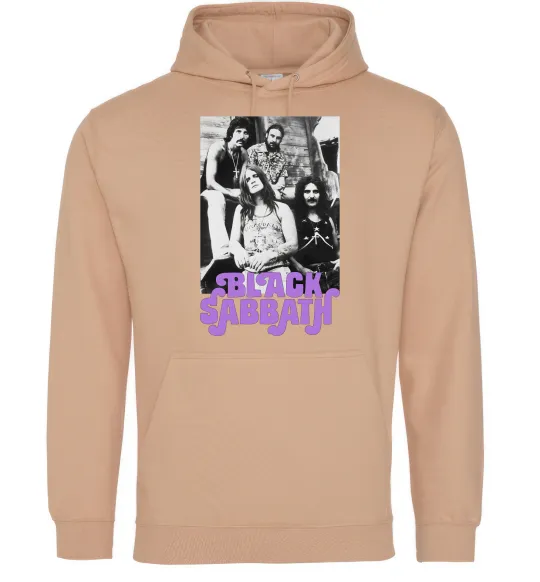 Женская толстовка (худи) Ozzy Osbourne and Black Sabbath Песочный фото