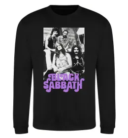 Свитшот Ozzy Osbourne and Black Sabbath Черный фото