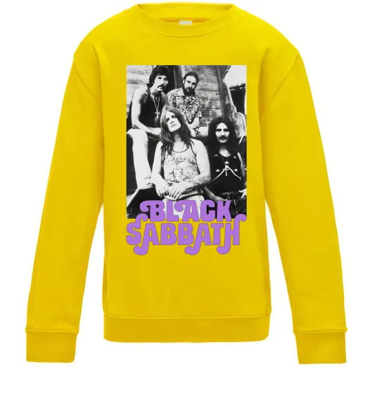 Дитячий світшот Ozzy Osbourne and Black Sabbath Сонячно жовтий фото
