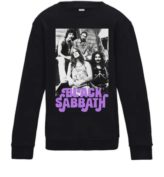 Дитячий світшот Ozzy Osbourne and Black Sabbath Чорний фото