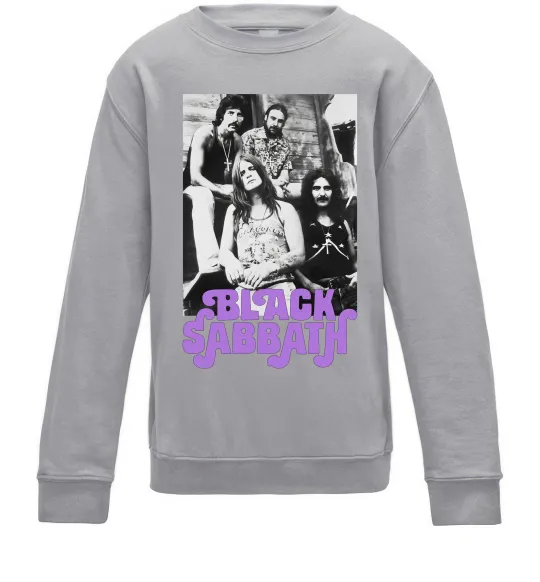 Дитячий світшот Ozzy Osbourne and Black Sabbath Сірий меланж фото