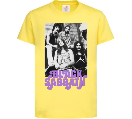 Детская футболка Ozzy Osbourne and Black Sabbath Лимонный фото