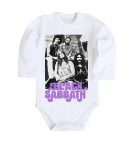 Дитячий бодік Ozzy Osbourne and Black Sabbath Білий фото
