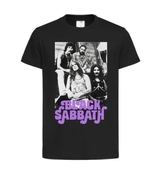 Дитяча футболка Ozzy Osbourne and Black Sabbath Чорний фото
