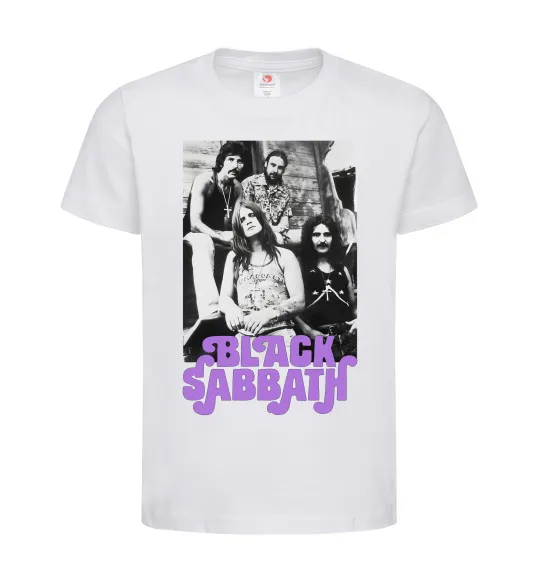 Дитяча футболка Ozzy Osbourne and Black Sabbath Білий фото