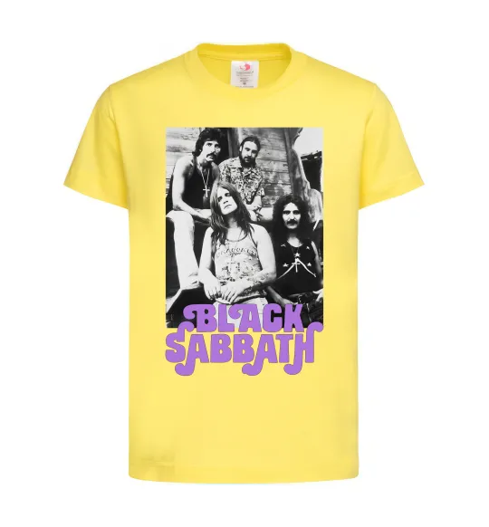 Дитяча футболка Ozzy Osbourne and Black Sabbath Лимонний фото