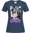 Женская футболка Ozzy Osbourne and Black Sabbath Темно-синий Женская футболка Ozzy Osbourne and Black Sabbath Темно-синий фото