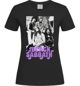 Женская футболка Ozzy Osbourne and Black Sabbath Черный фото