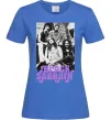 Женская футболка Ozzy Osbourne and Black Sabbath Ярко-синий Женская футболка Ozzy Osbourne and Black Sabbath Ярко-синий фото