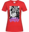 Женская футболка Ozzy Osbourne and Black Sabbath Красный Женская футболка Ozzy Osbourne and Black Sabbath Красный фото
