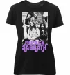 Жіноча преміум футболка Ozzy Osbourne and Black Sabbath Чорний фото