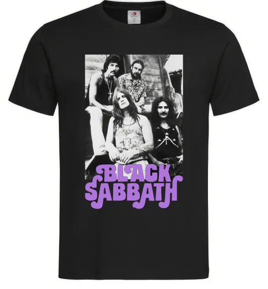 Чоловіча футболка Ozzy Osbourne and Black Sabbath Чорний фото
