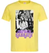 Чоловіча футболка Ozzy Osbourne and Black Sabbath Лимонний фото