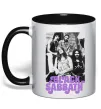 Чашка з кольоровою ручкою Ozzy Osbourne and Black Sabbath Чорний фото