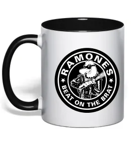 Чашка с цветной ручкой