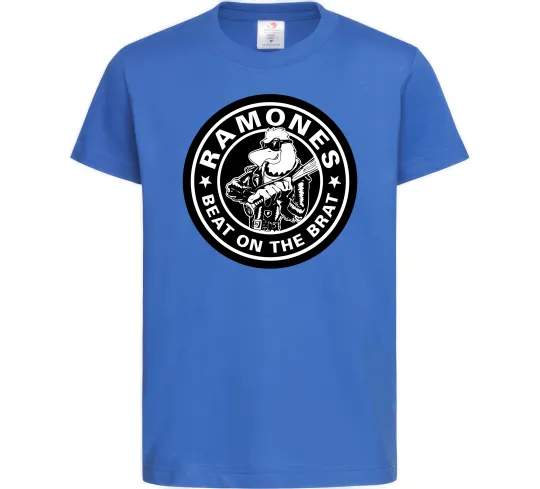 Детская футболка Ramones Beat on the brat Ярко-синий фото