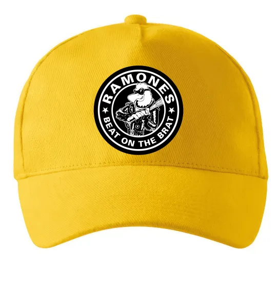 Кепка Ramones Beat on the brat Солнечно желтый фото