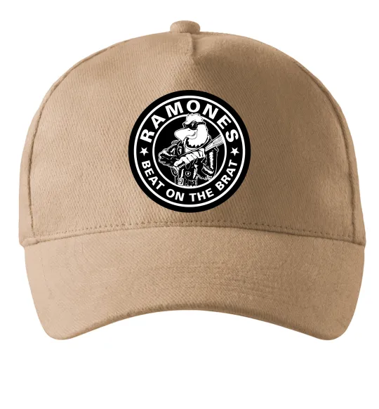 Кепка Ramones Beat on the brat Песочный фото