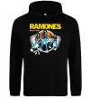 Чоловіча толстовка (худі) Ramones Road to ruin Чорний фото