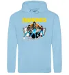 Жіноча толстовка (худі) Ramones Road to ruin Блакитний фото