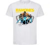 Дитяча футболка Ramones Road to ruin Білий фото